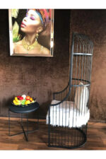 Kuş Kafesi Berjer Sandalye - Görsel 6