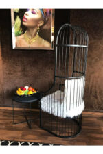 Kuş Kafesi Berjer Sandalye - Görsel 10