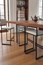 Sırtsız Mini Bar Sandalye - Görsel 6