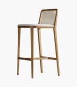 Marta ahşap bar sandalyesi