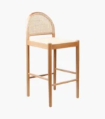Merlin ahşap bar sandalyesi